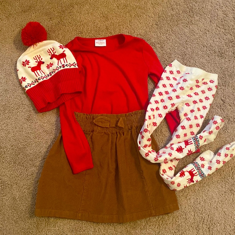 Hanna Anderson holiday outfit